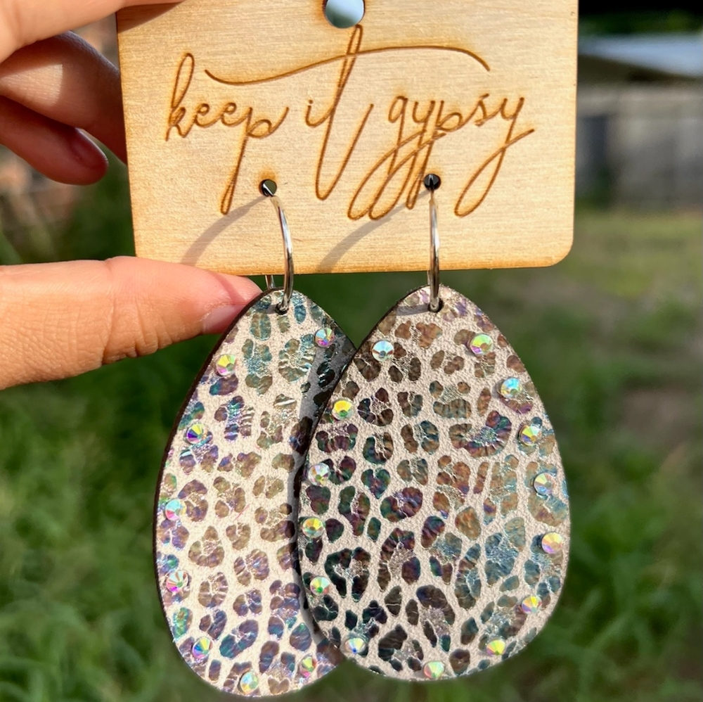 Cowhide Earrings